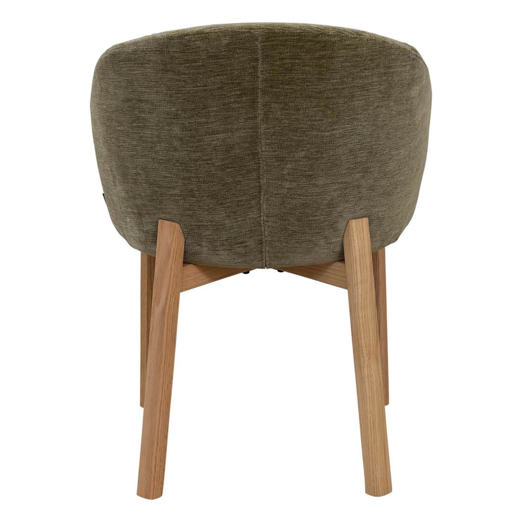 Dahlia Oak Dining Chair in Olive - Image 4