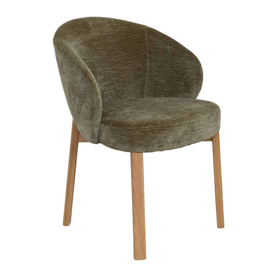 Dahlia Oak Dining Chair in Olive - Image 3