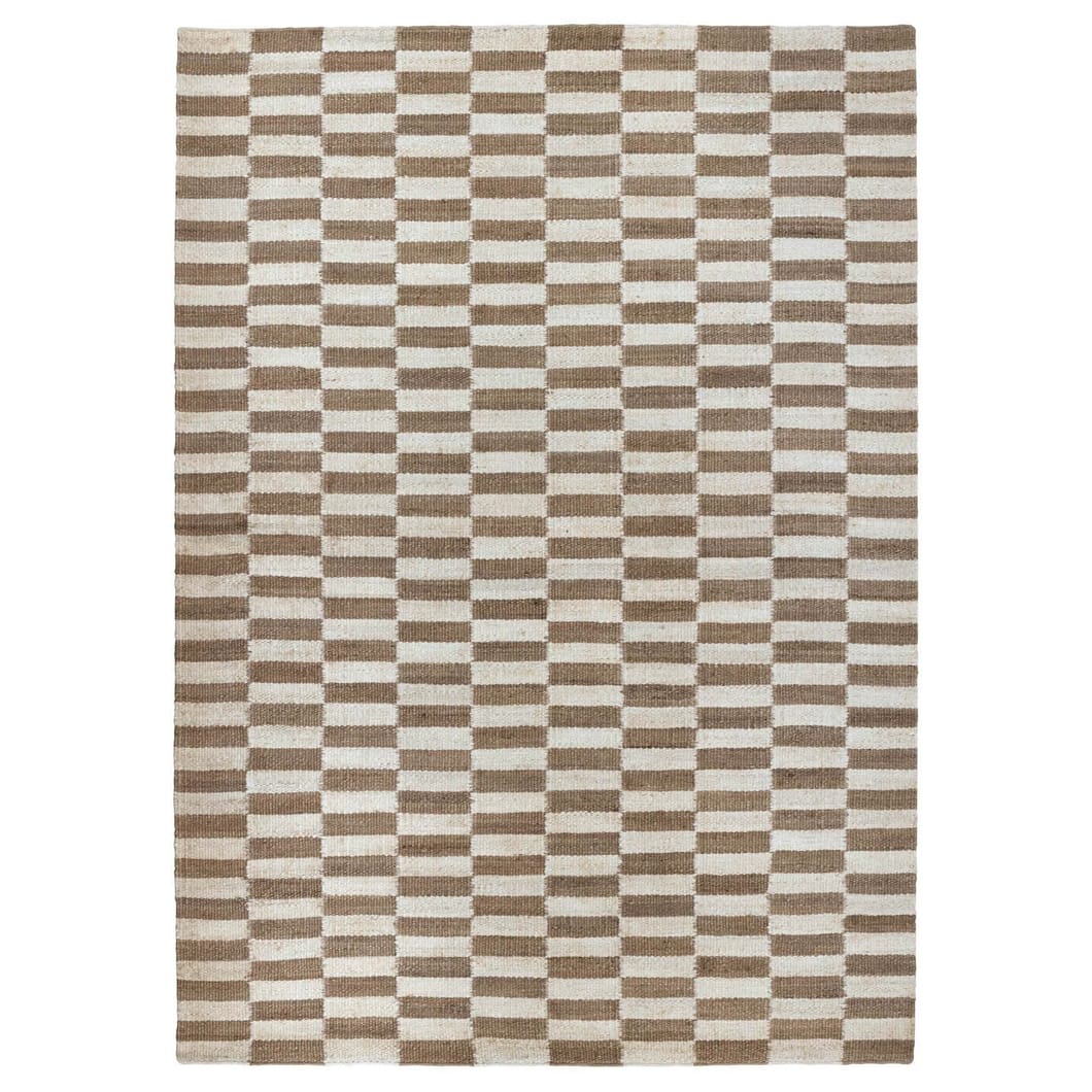 Damier Rug in Moss