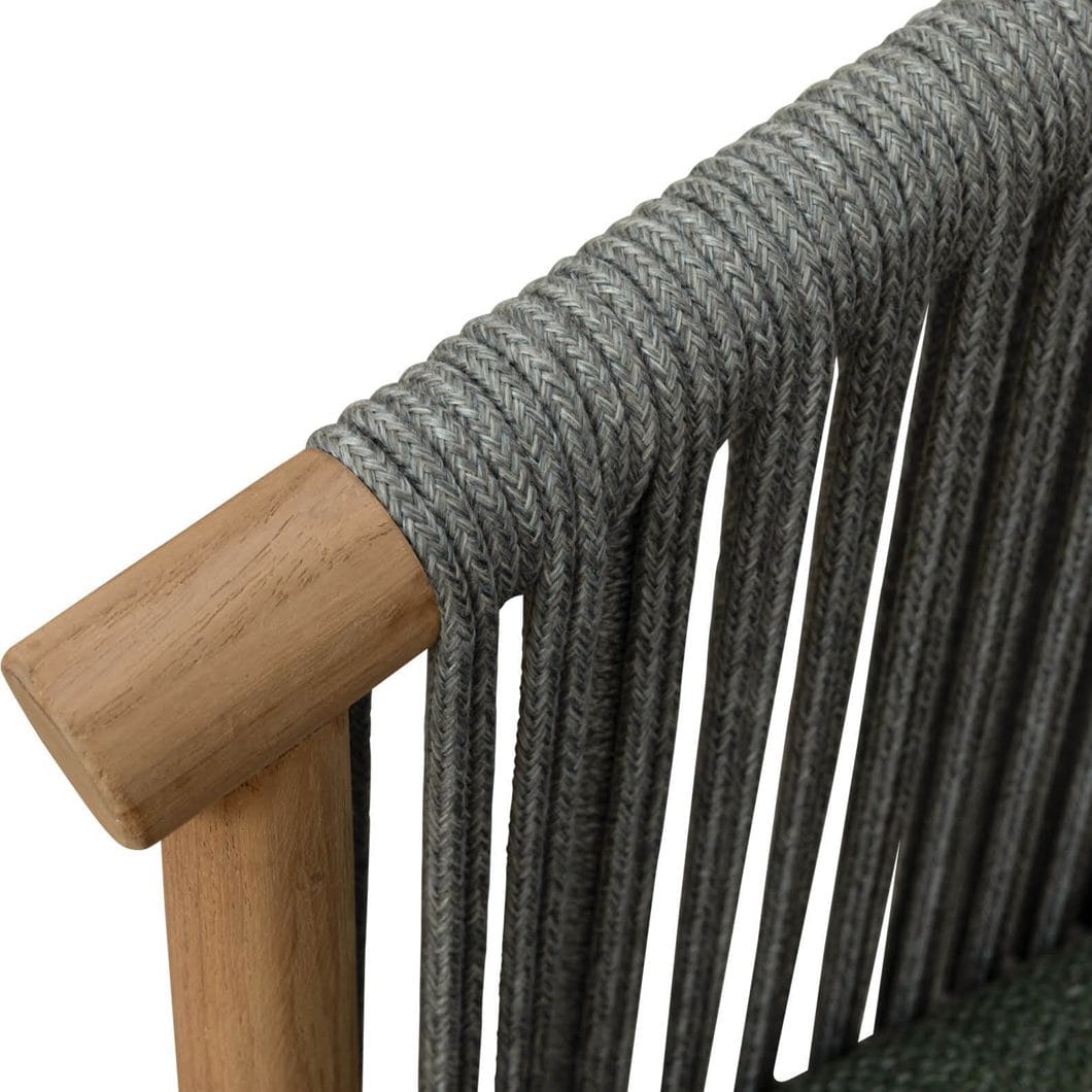 Rebecca Teak Dining Chair in Fern - Image 6