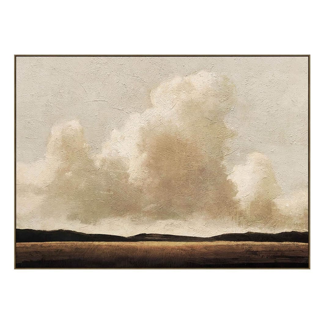 Golden Hour Wall Art in Clouds