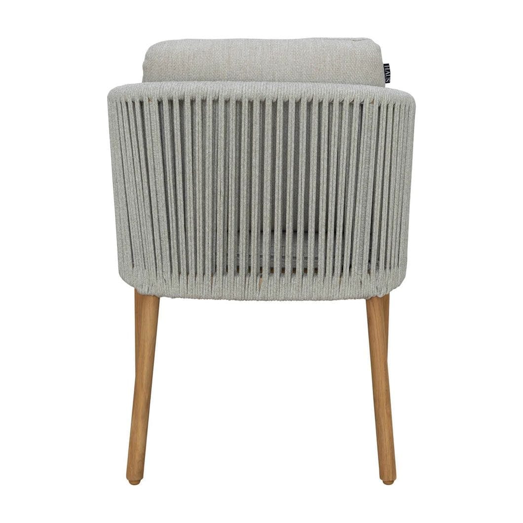 Rebecca Teak Dining Chair in Stone - Image 5