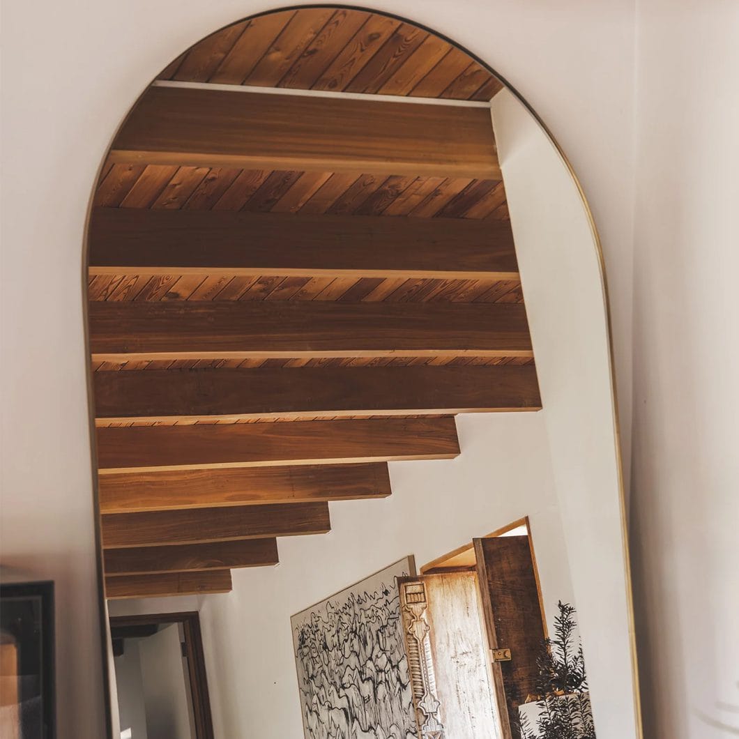 Bolsena Mirror XXL in Antique Brass - Image 3