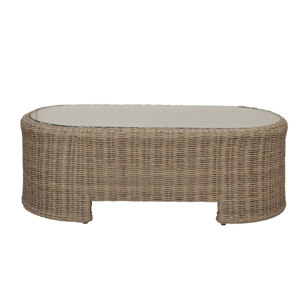 Curacao Outdoor Sofa Set in Creamed Honey - Image 9