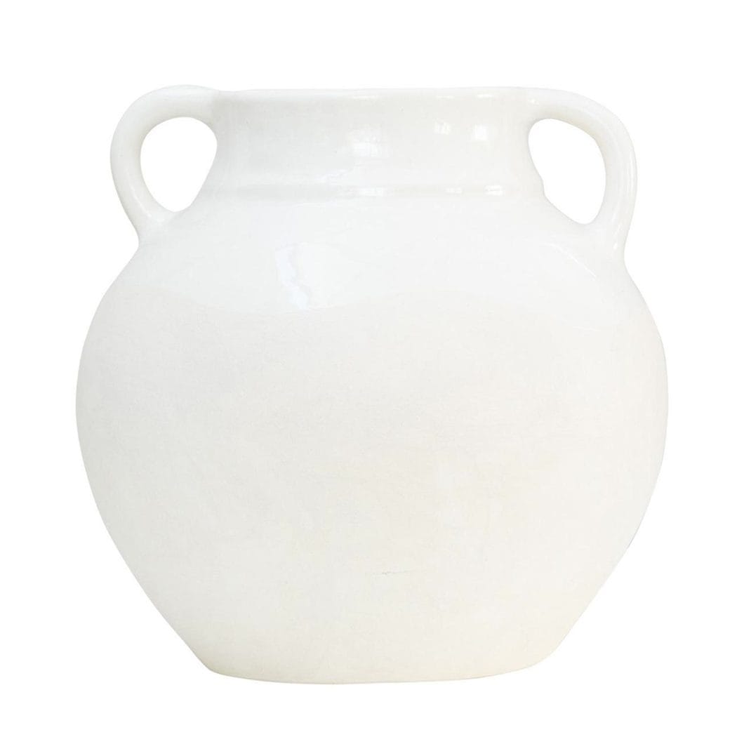 Marigold Vase in Cloud Dancer