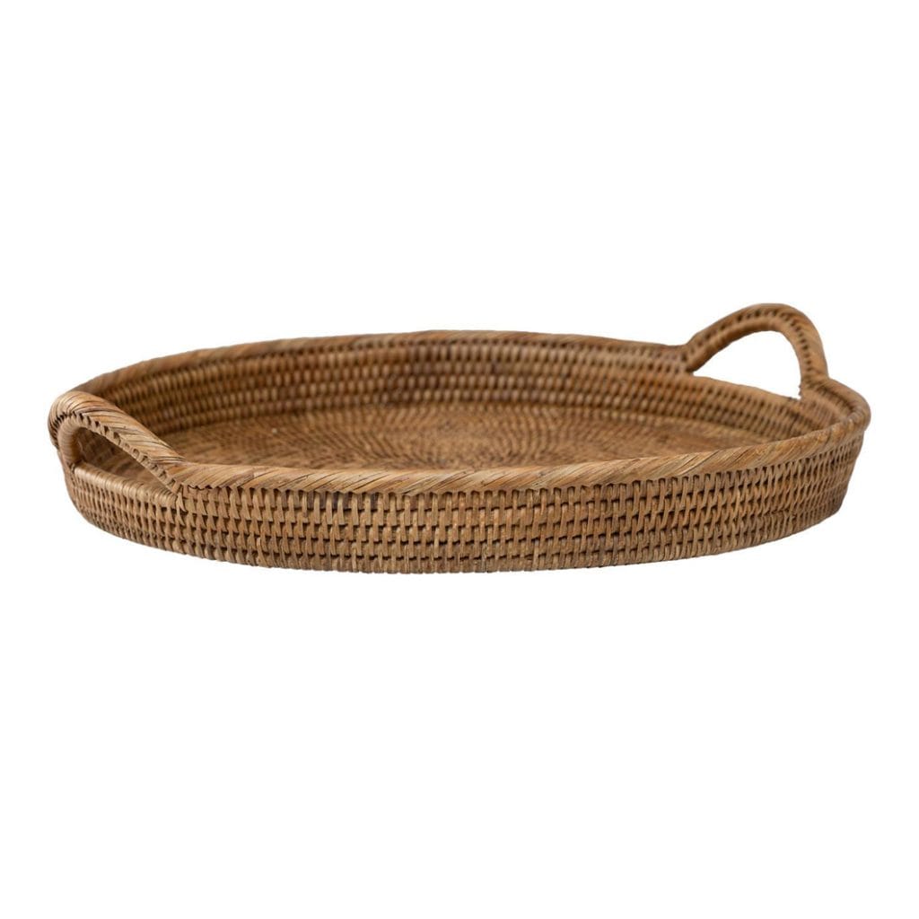 Phoenix Round Tray in Naturelle
