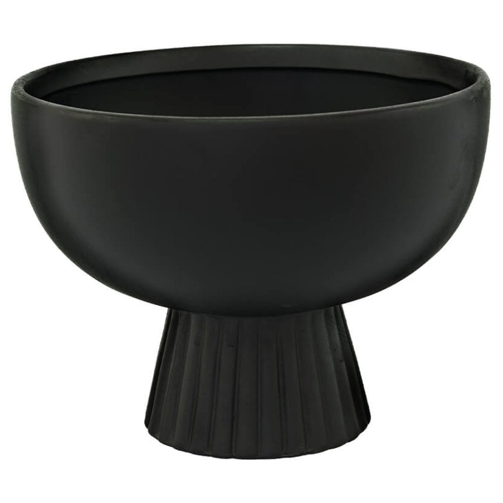 Obsidian Decorative Pedestal Bowl