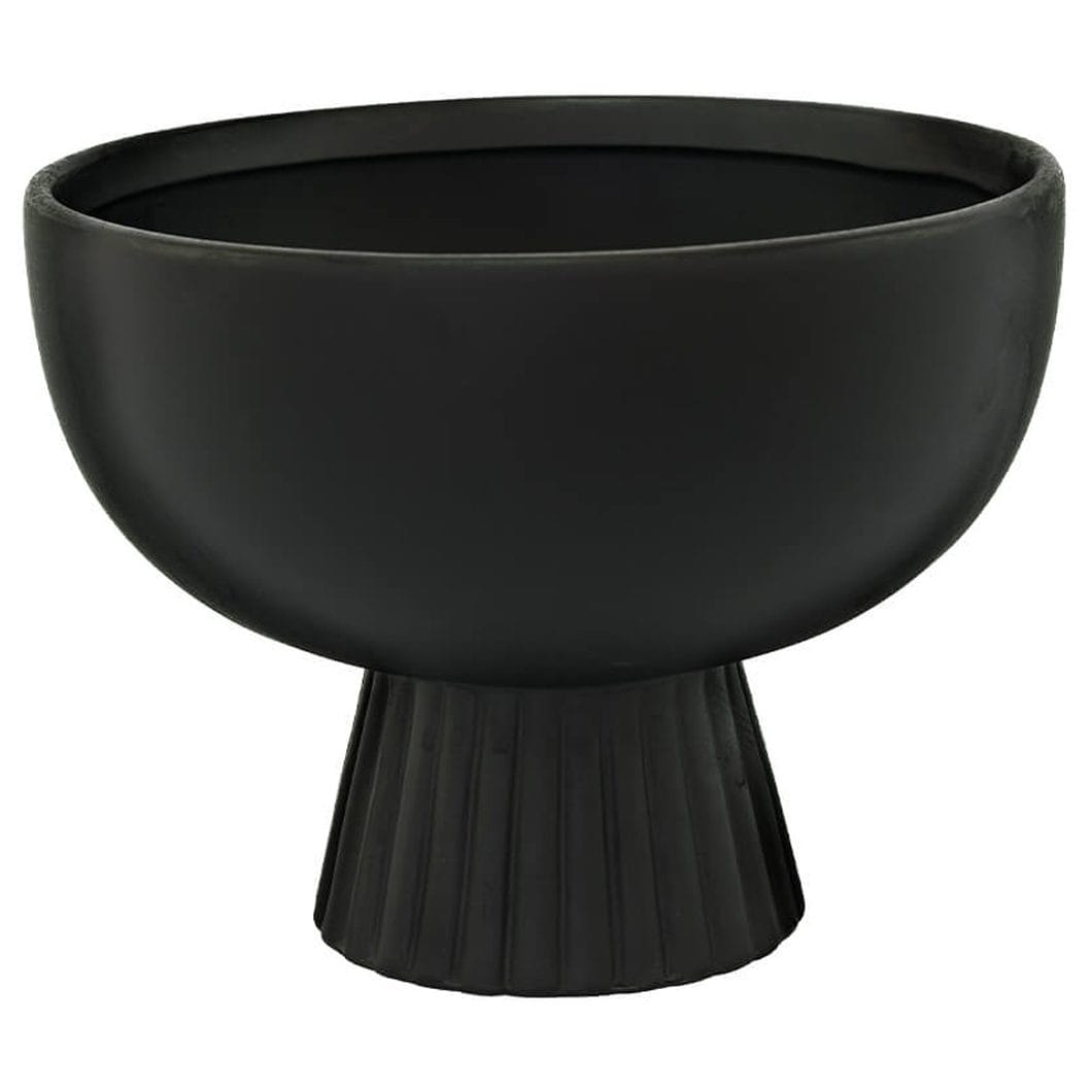 Obsidian Decorative Pedestal Bowl