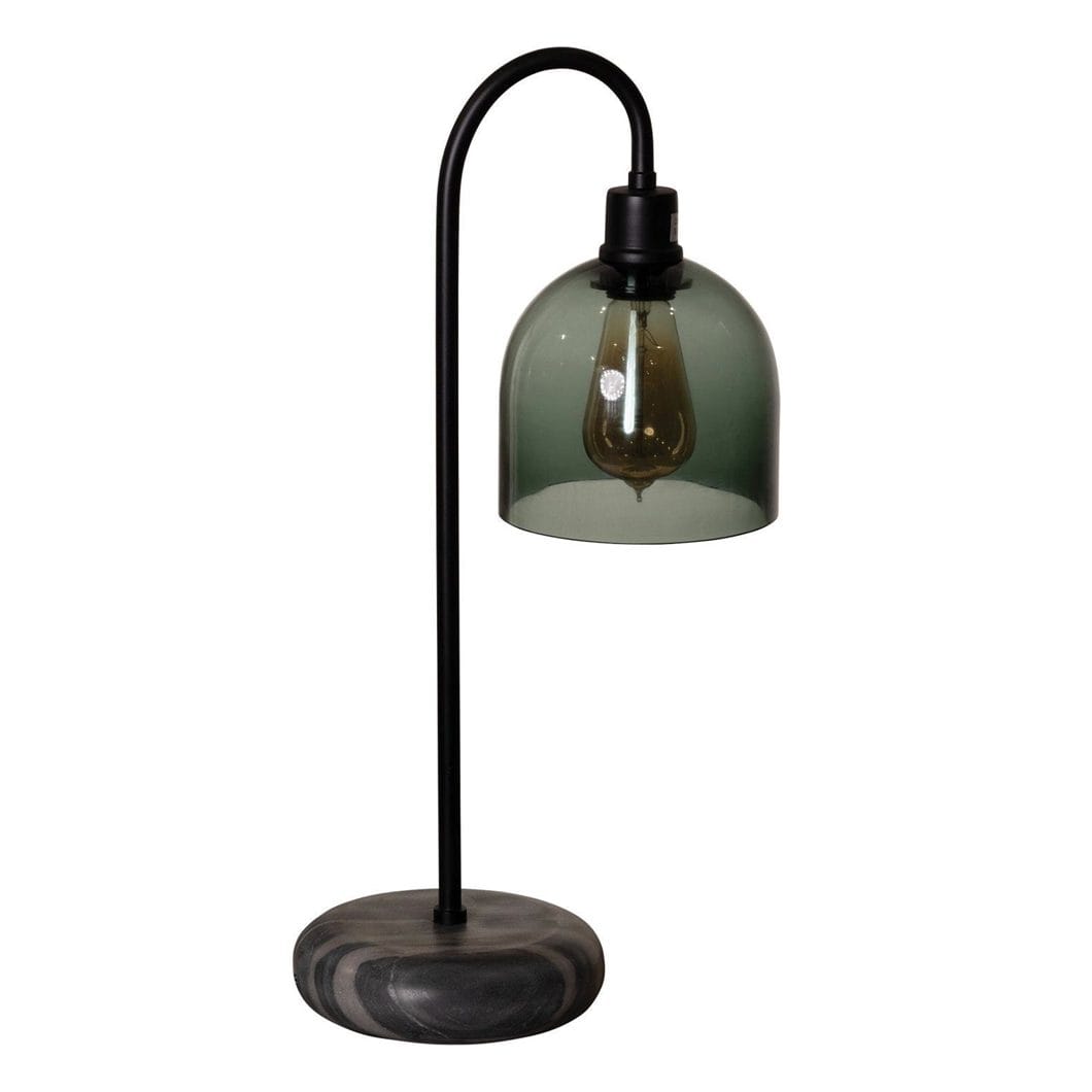 Glaze Bedside Lamp in Smoke