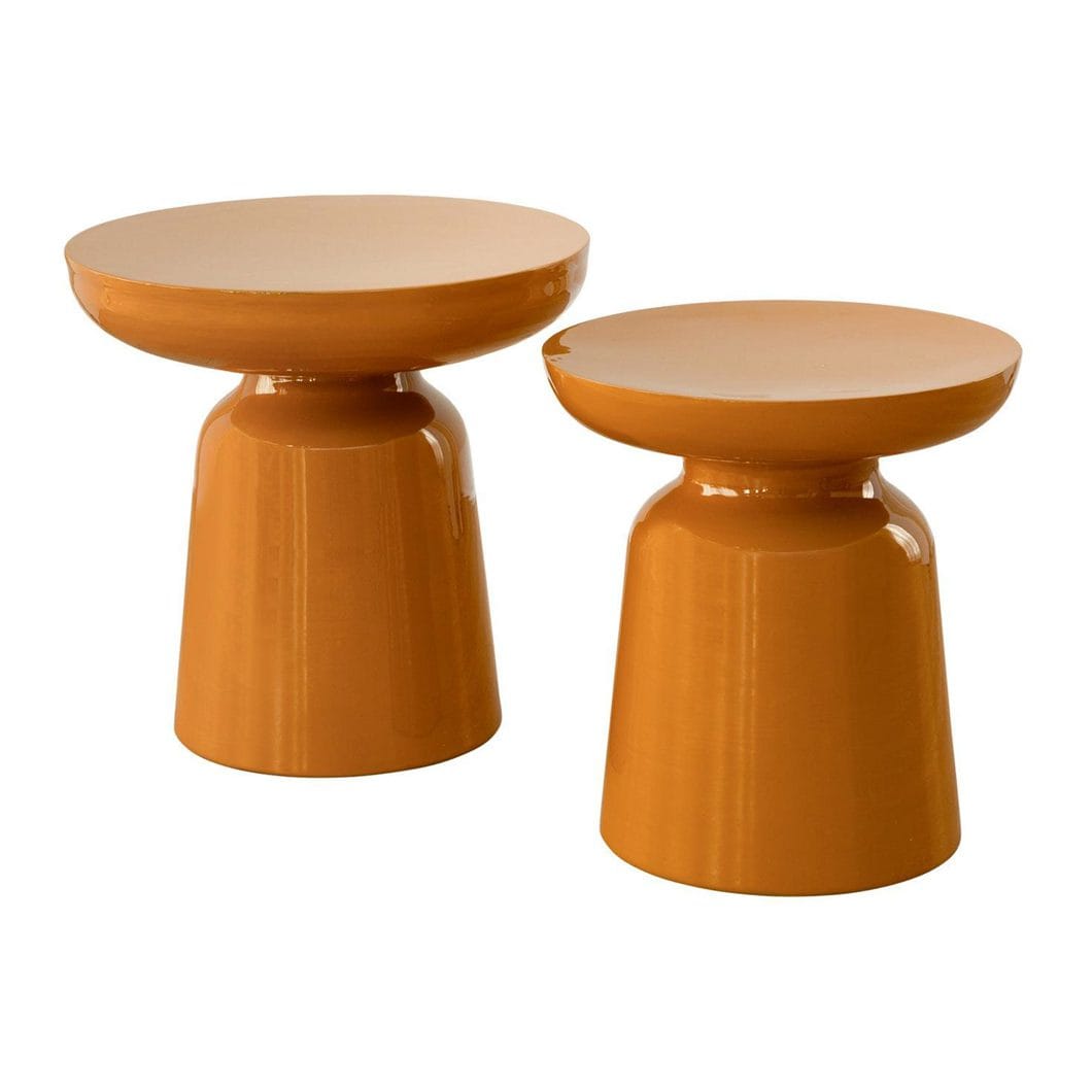 Hibiscus Side Table in Saffron - Image 4