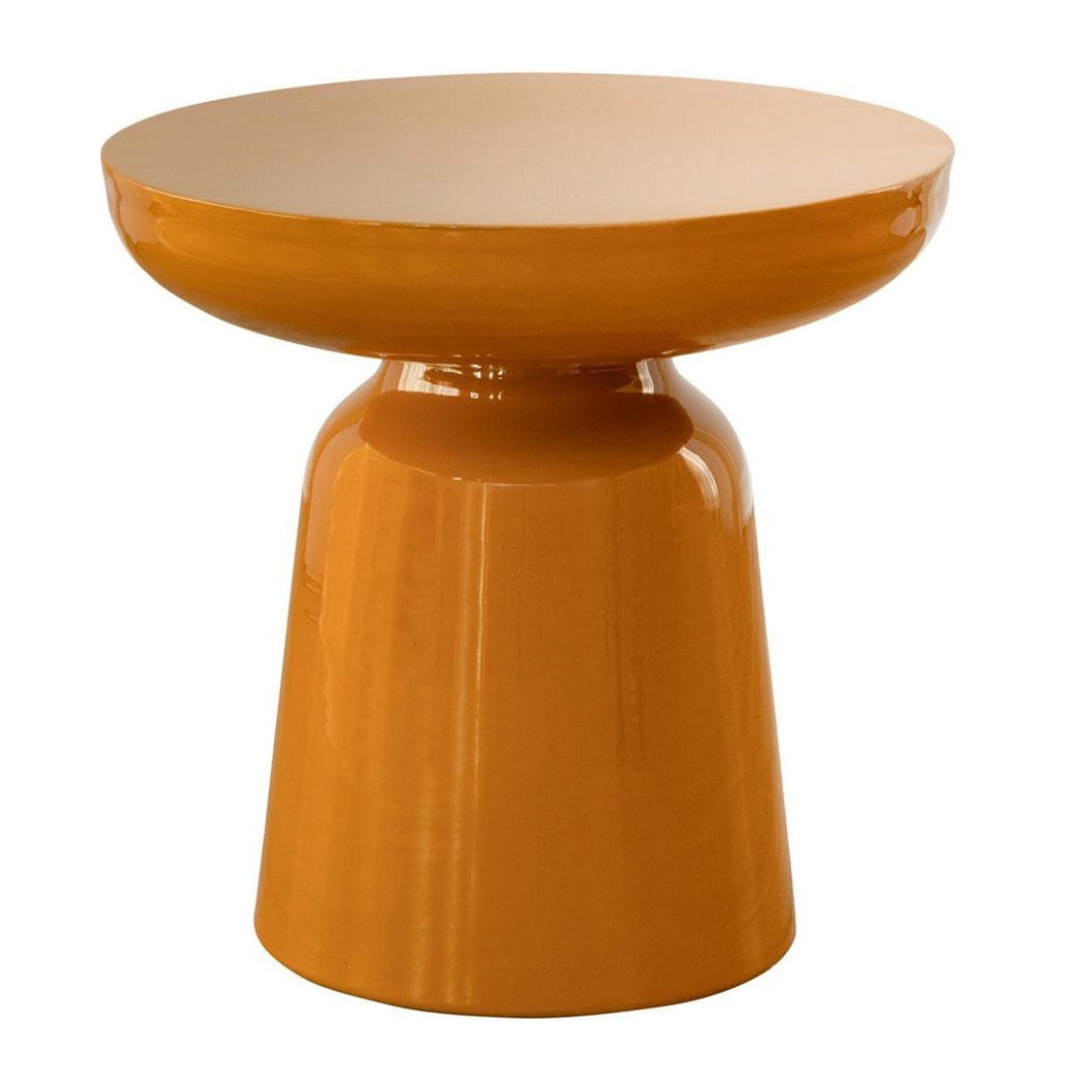 Hibiscus Side Table in Saffron - Image 3