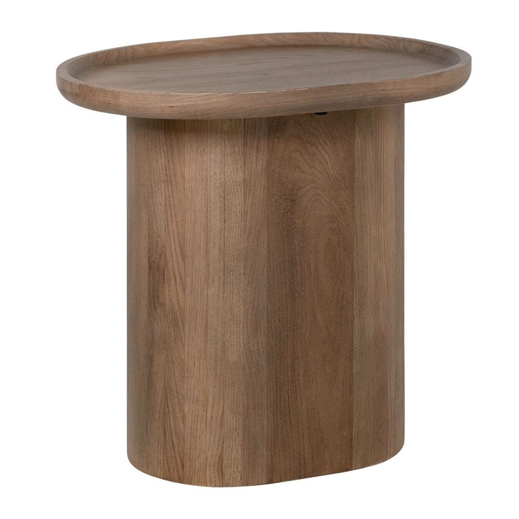 Maurula Oak Side Table in Cumin