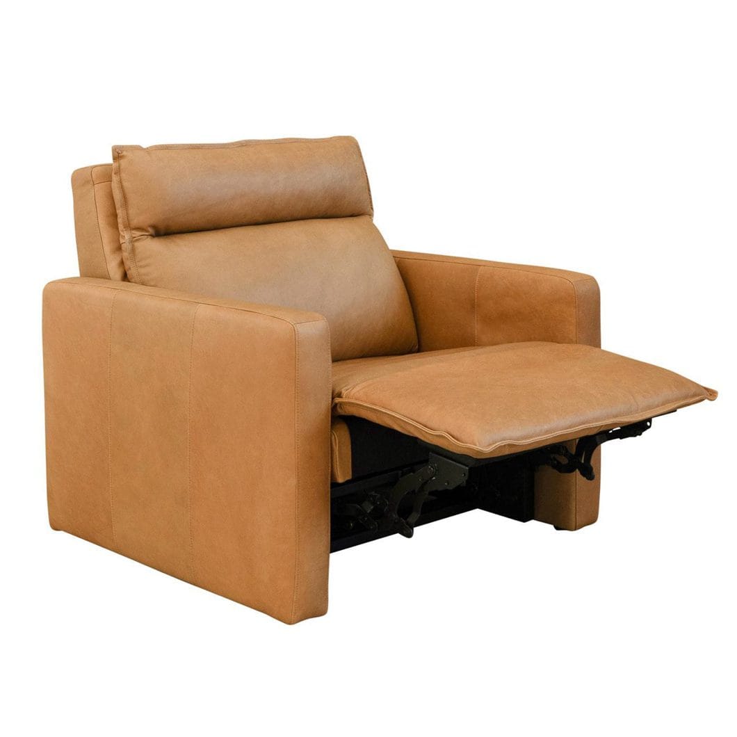 Ralph Leather Incliner Chair in Tan - Image 5