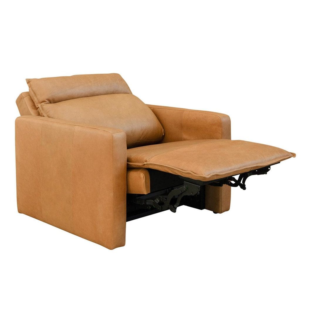 Ralph Leather Incliner Chair in Tan - Image 4