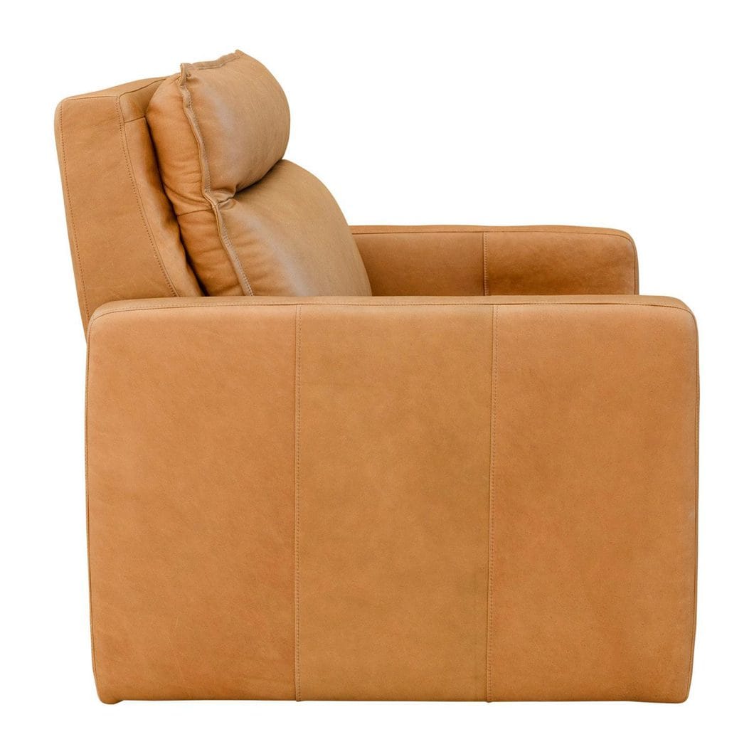 Ralph Leather Incliner Chair in Tan - Image 3