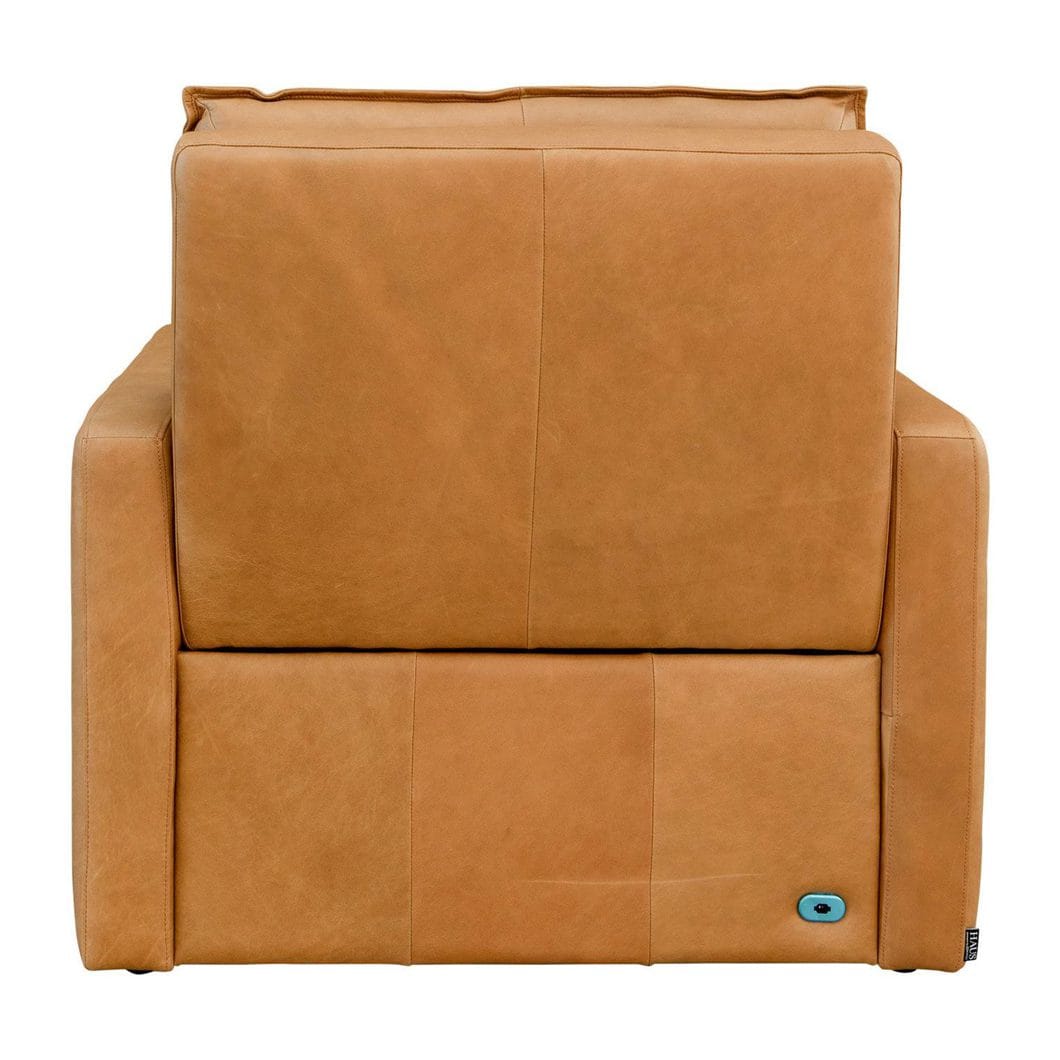 Ralph Leather Incliner Chair in Tan - Image 6