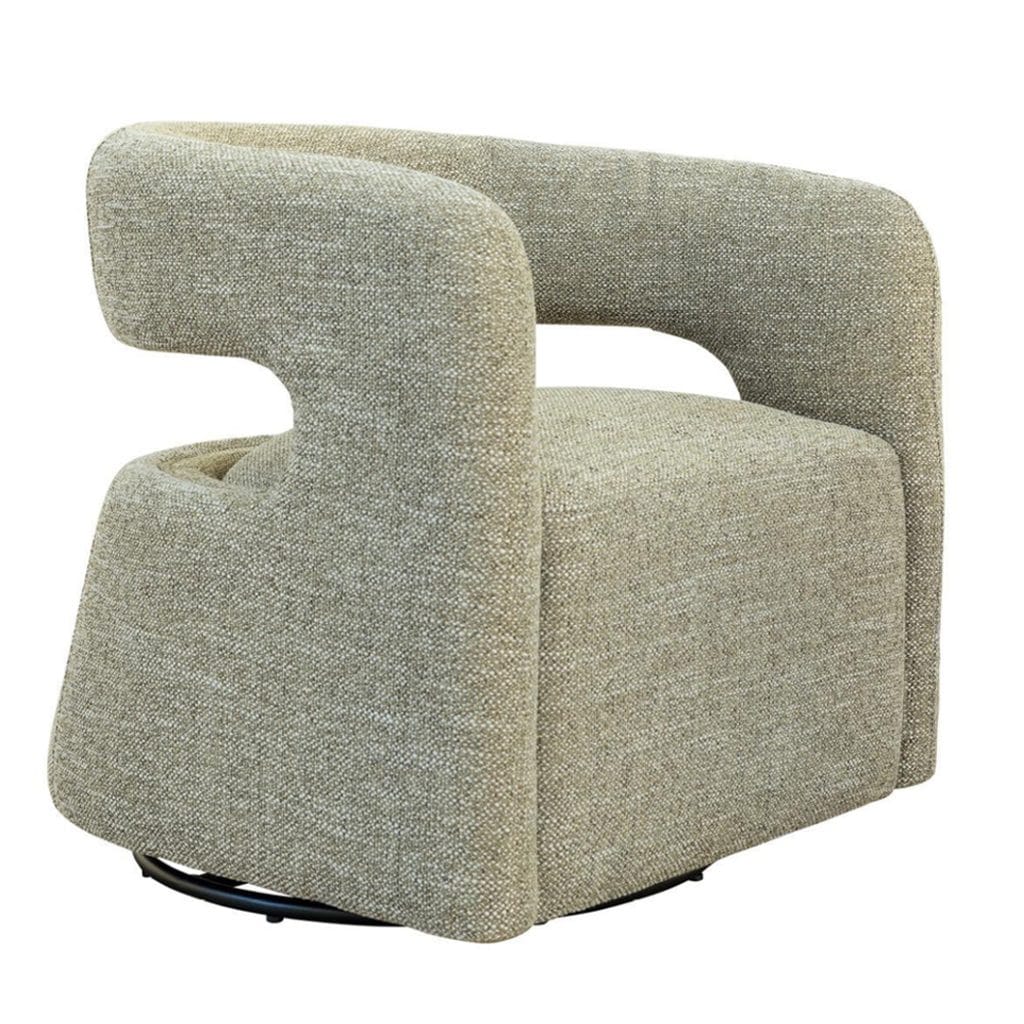 Dolce Vita Swivel Chair in Kelp