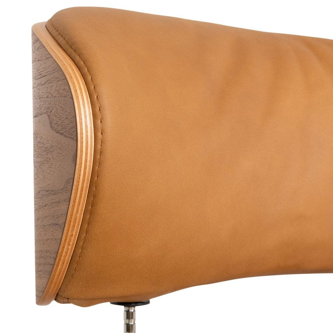 Duke Leather Occasional Chair Set in Cognac - Image 6