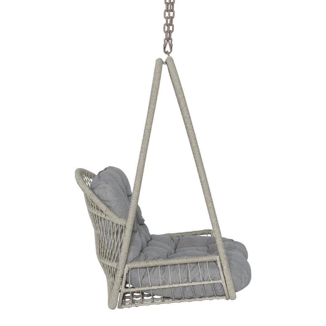 Curacao Outdoor Swing Chair White Crust - Image 3
