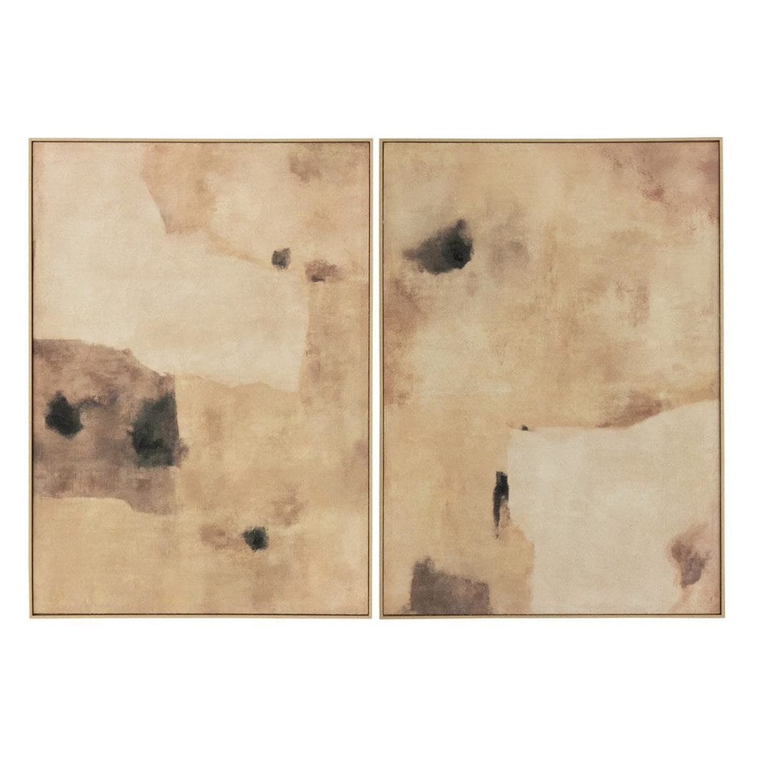 Desert Wash Wall Art Set of 2 in Sand