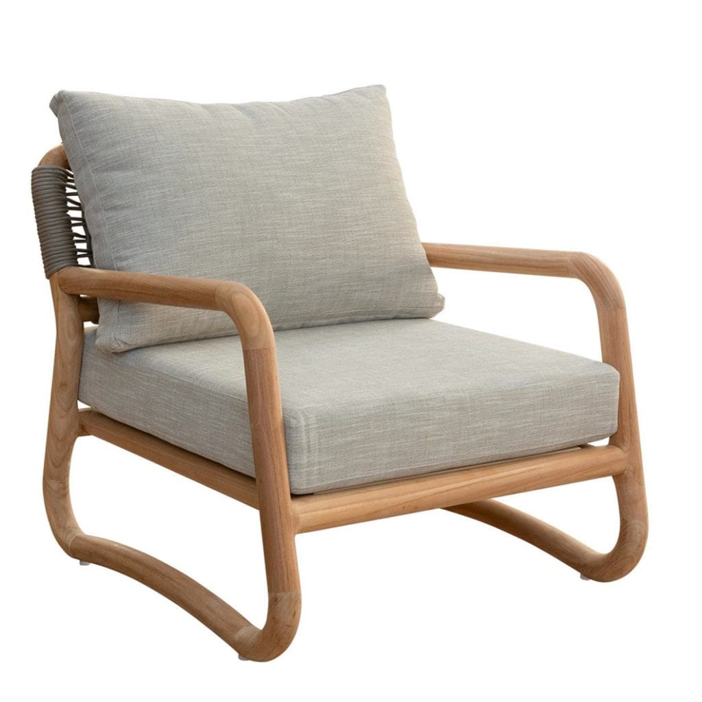 Kyoto Teak Occasional Chair in Savannah