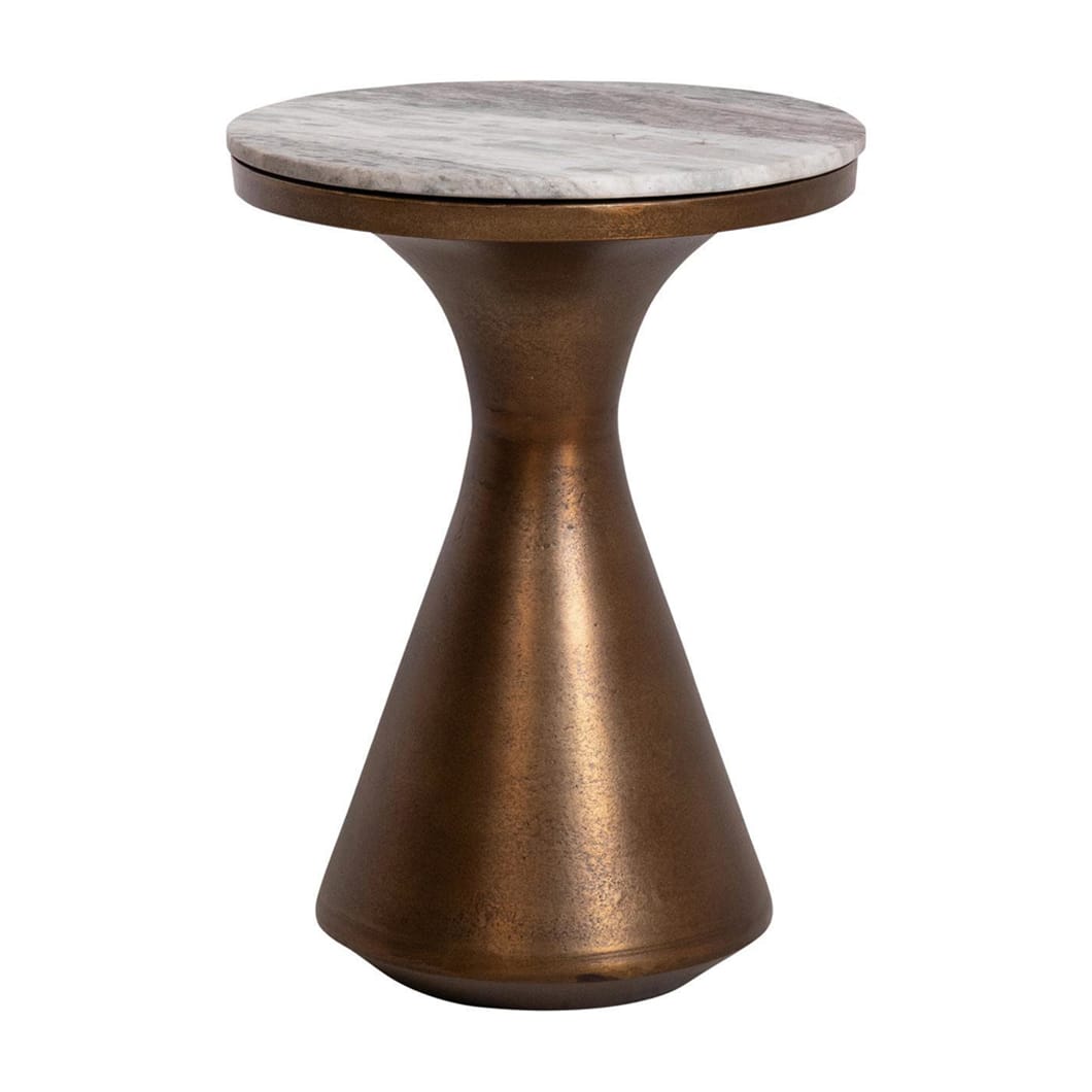 Tilly Marble Side Table in Nature - Image 3