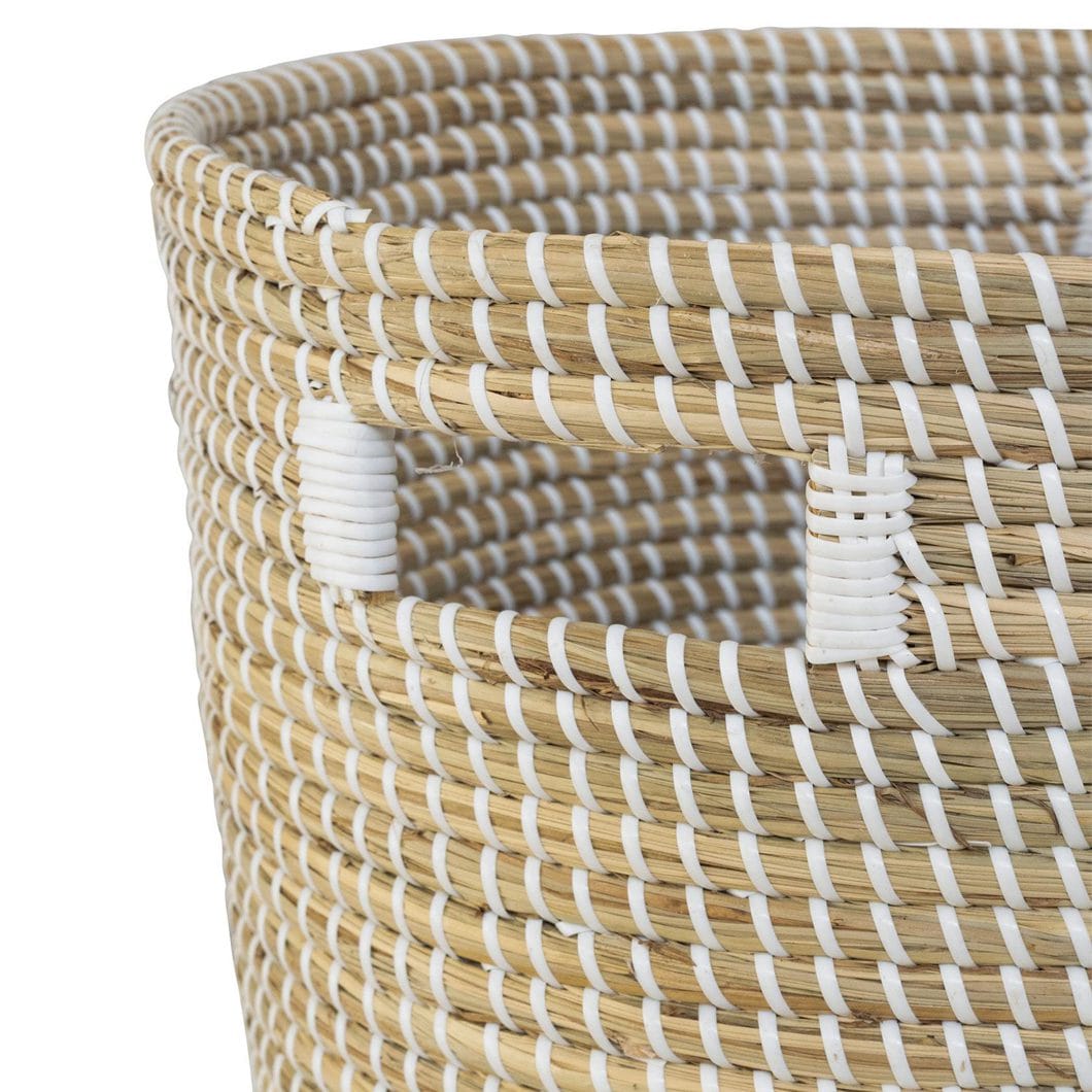 Dalat Laundry Basket in Blanc - Image 3