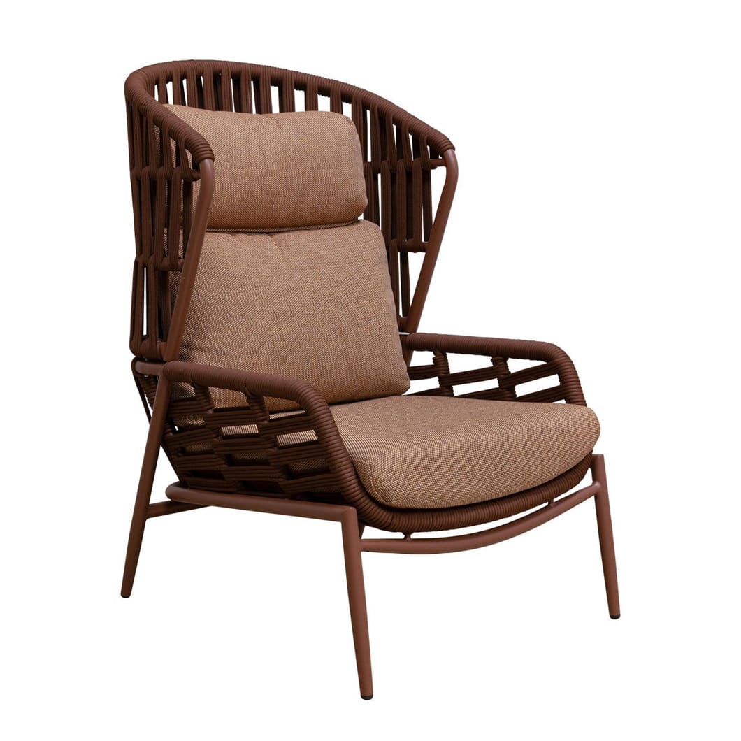 Fleur Occasional Chair in Terracotta