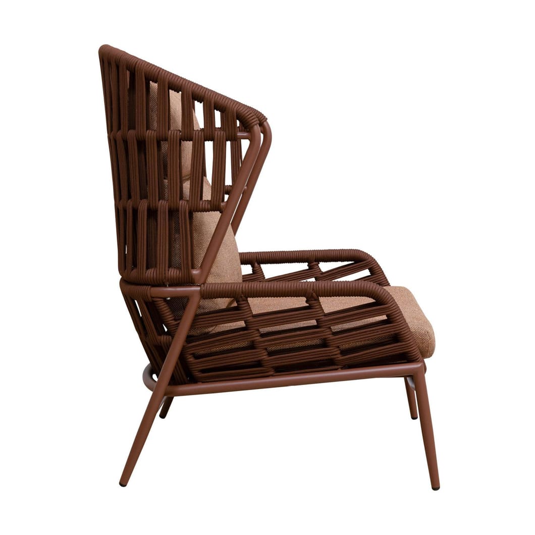 Fleur Occasional Chair in Terracotta - Image 3