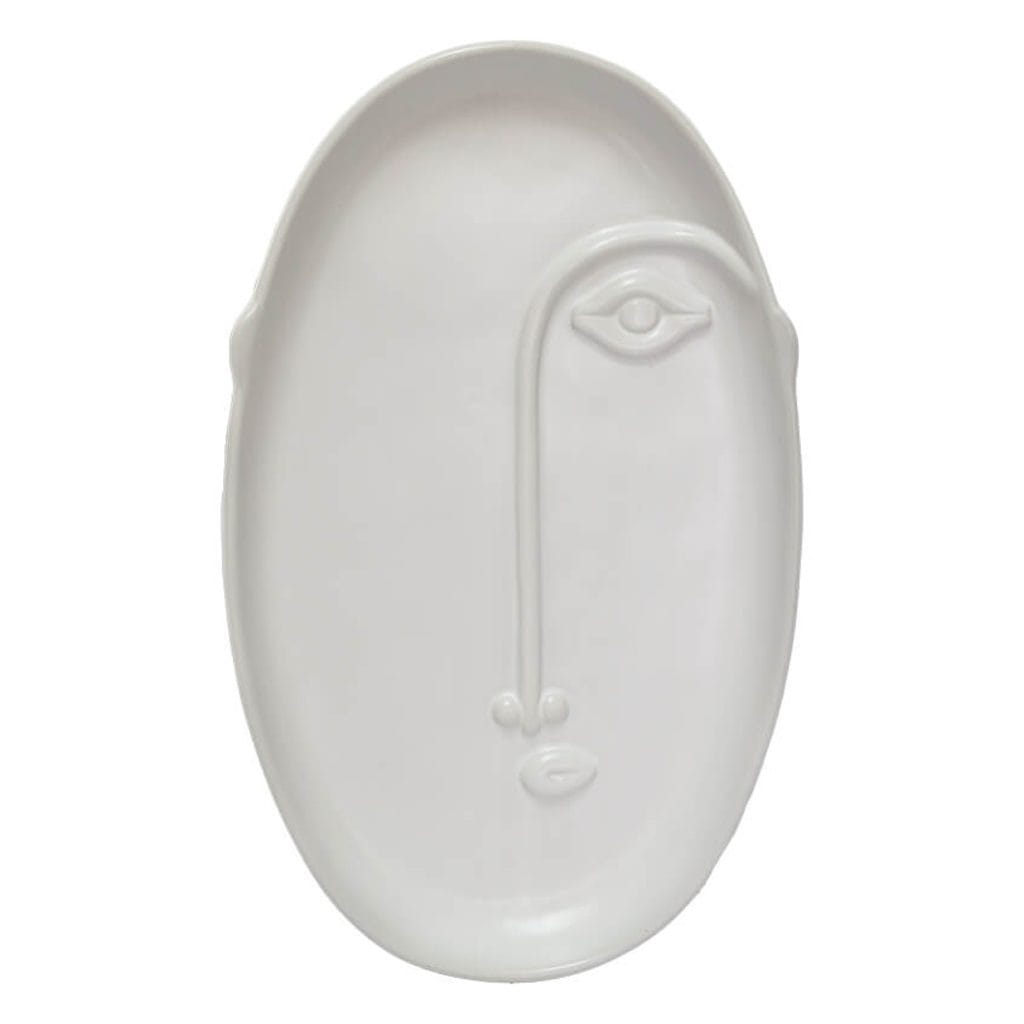 Sculpted Muse Ceramic Plate