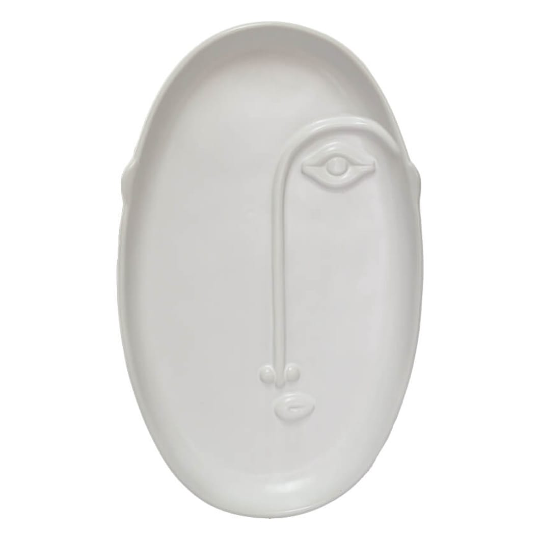 Sculpted Muse Ceramic Plate