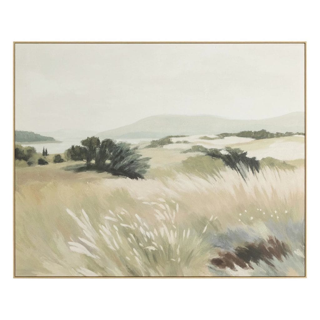 Whispering Wind Wall Art in Country Green