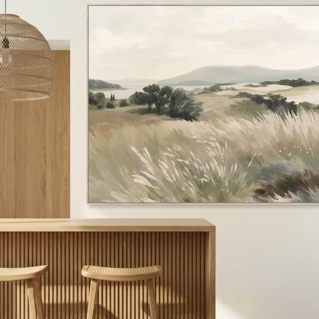 Whispering Wind Wall Art in Country Green - Image 3