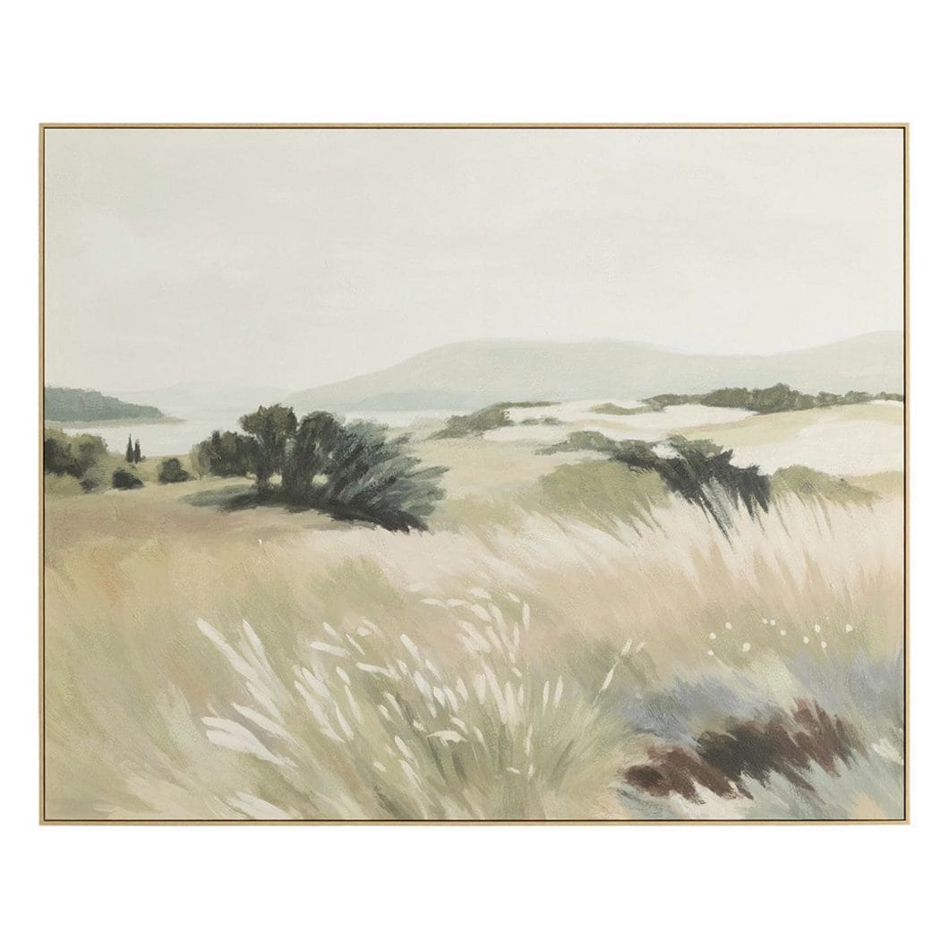 Whispering Wind Wall Art in Country Green