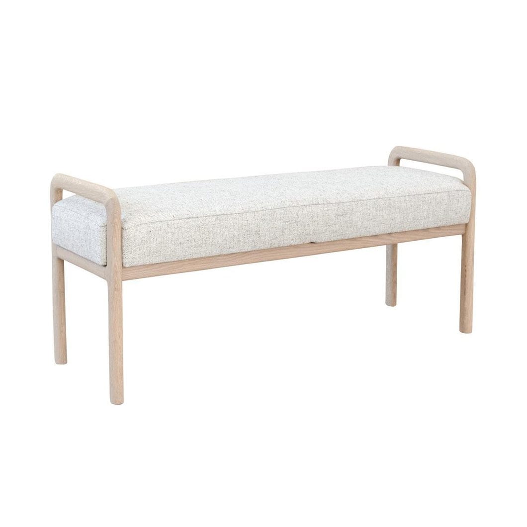 Willowmore Oak Bench in Silver Strand