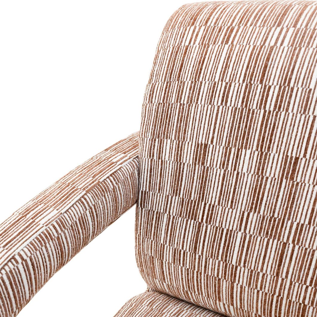 Highborn Swivel Chair in Saffron - Image 5
