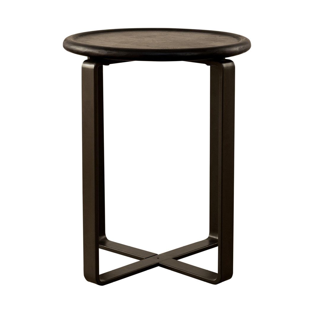 Crest Side Table in Onyx